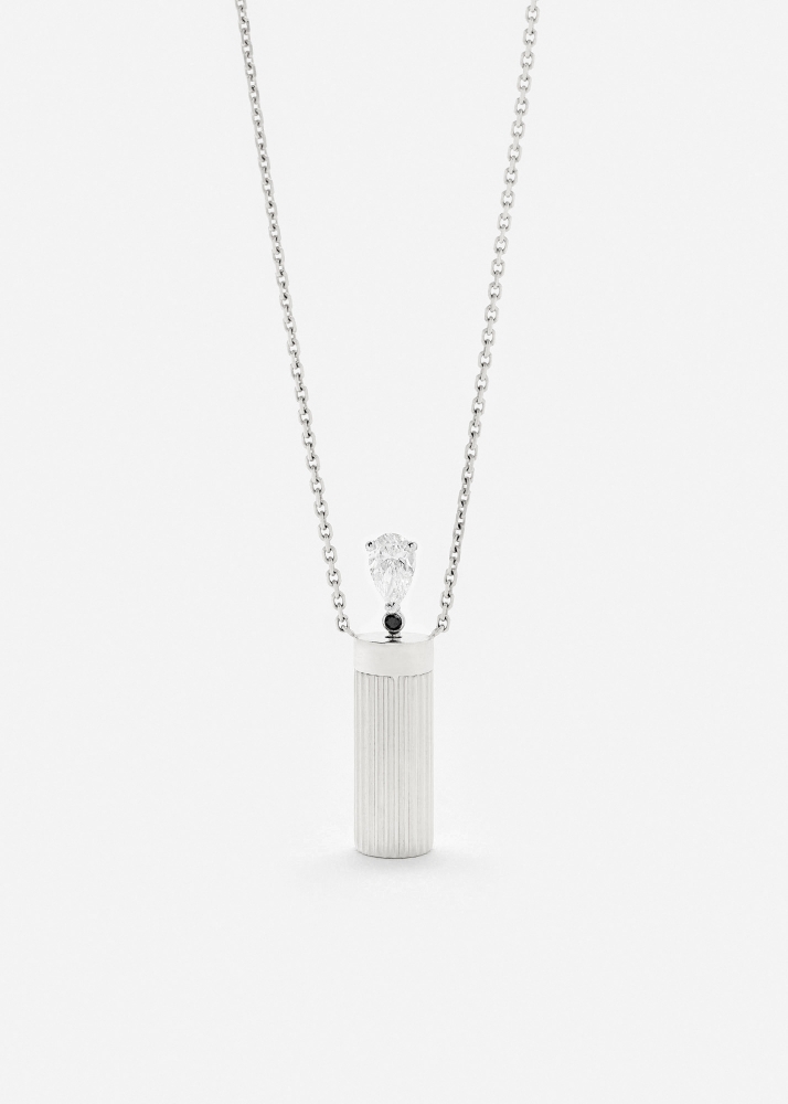 BOUCHON POIRE DIAMANT OR BLANC