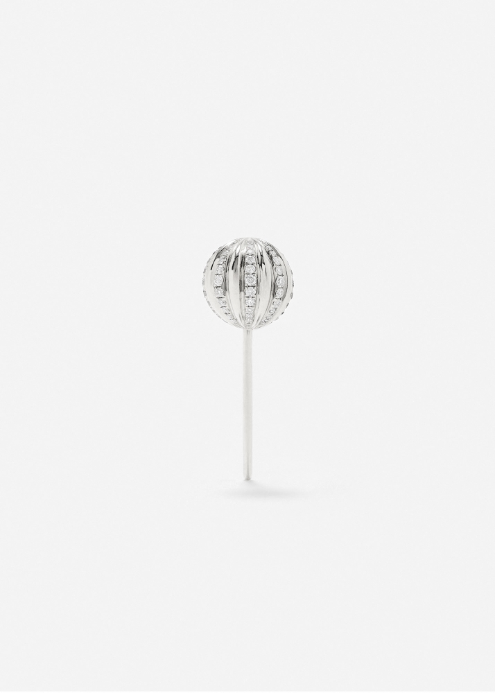MAXI BOUCHON BERLINGOT DIAMANTS OR BLANC
