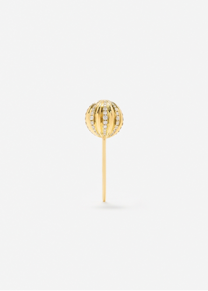MAXI BOUCHON BERLINGOT DIAMANTS OR JAUNE