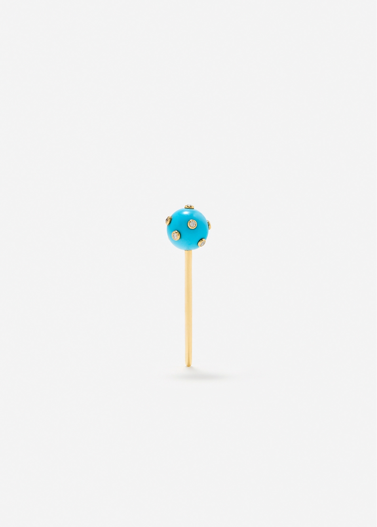 BOUCHON PLUMETIS TURQUOISE OR JAUNE