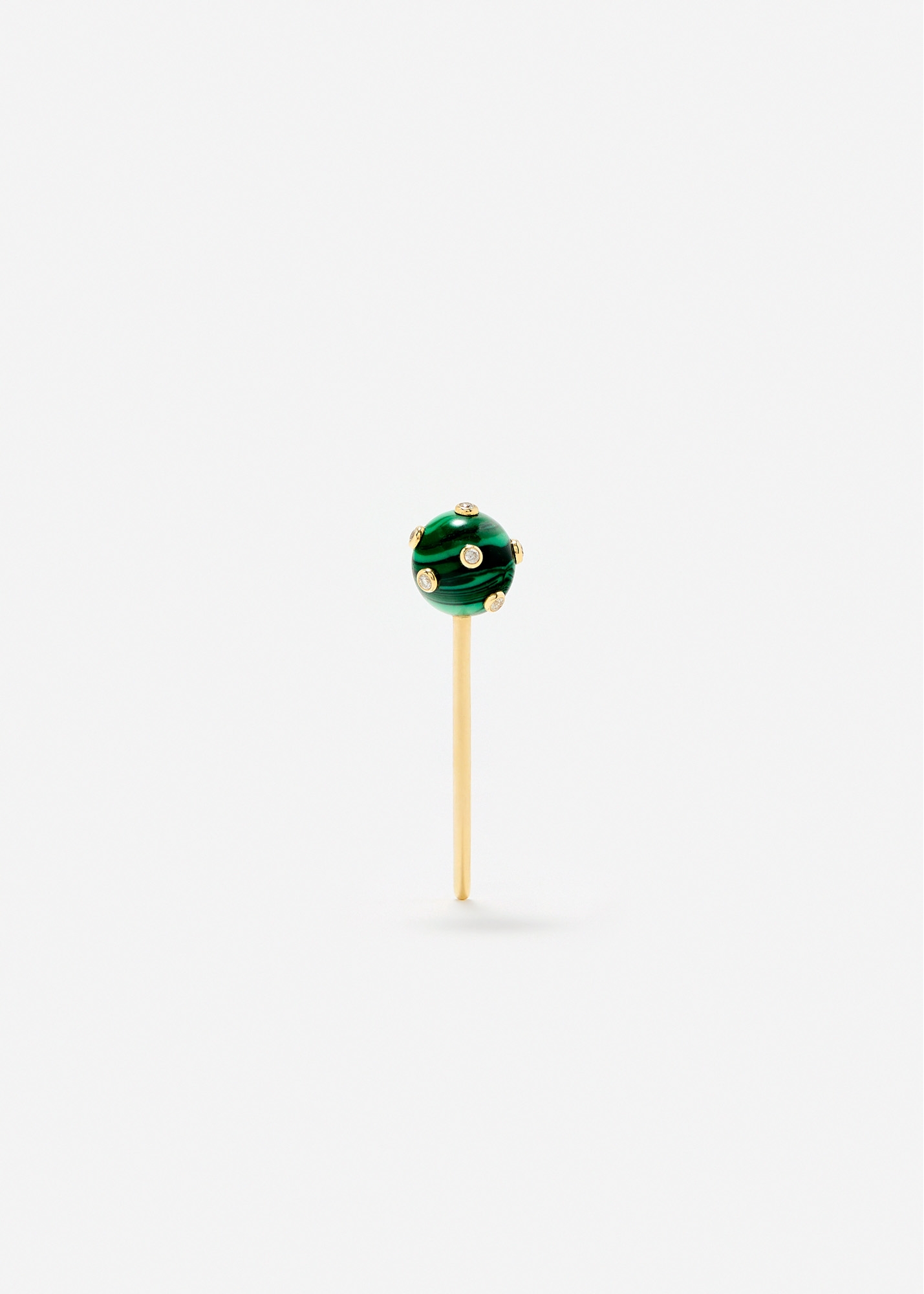 BOUCHON PLUMETIS MALACHITE OR JAUNE