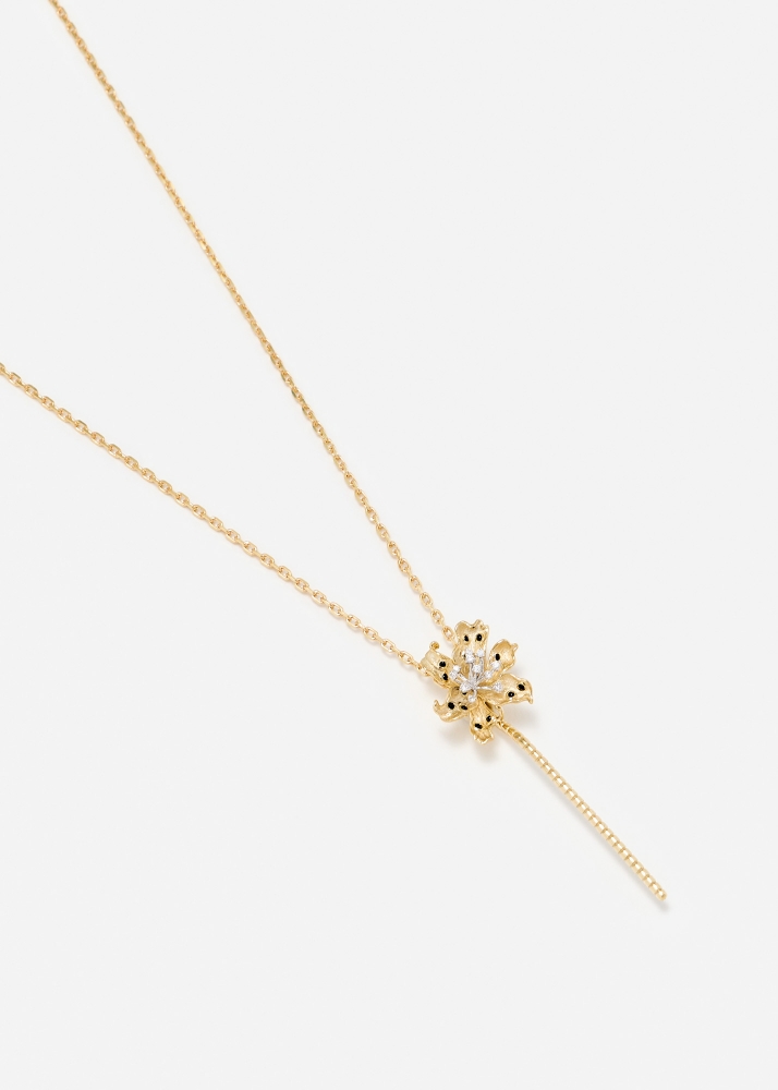 FLEUR DE CENTRE ORCHIDÉE OR JAUNE