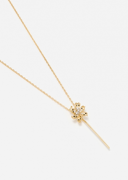 FLEUR DE CENTRE ORCHIDÉE OR JAUNE