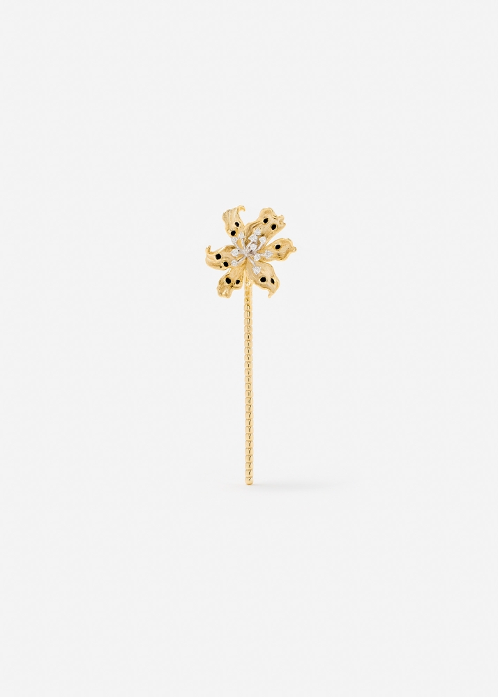 FLEUR DE CENTRE ORCHIDÉE OR JAUNE