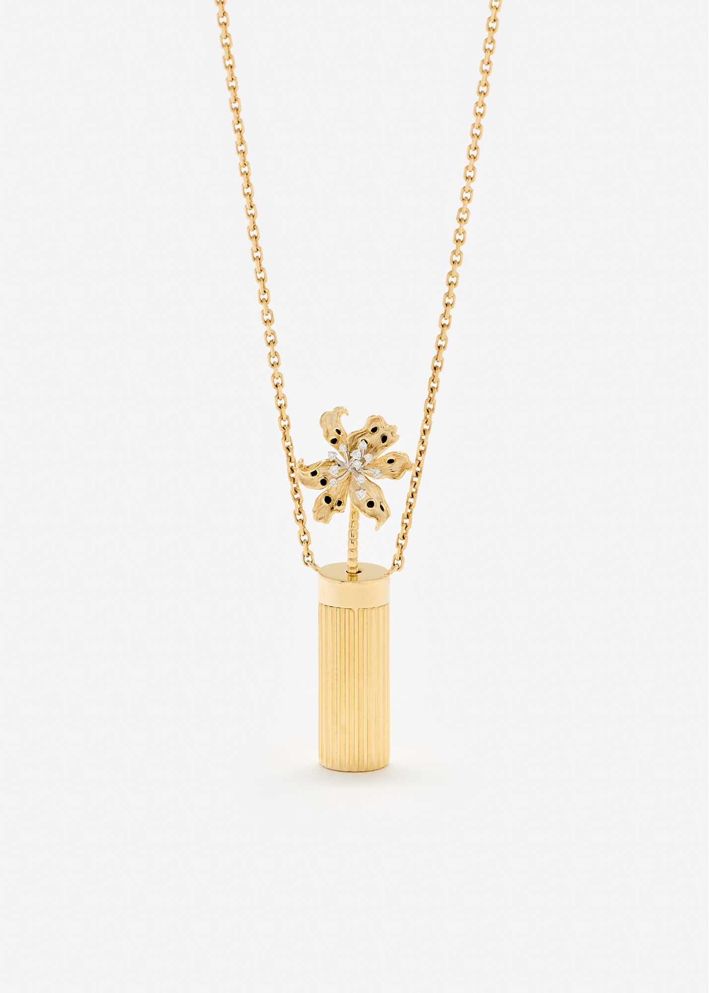COLLIER PETIT VASE BERLINGOT OR JAUNE