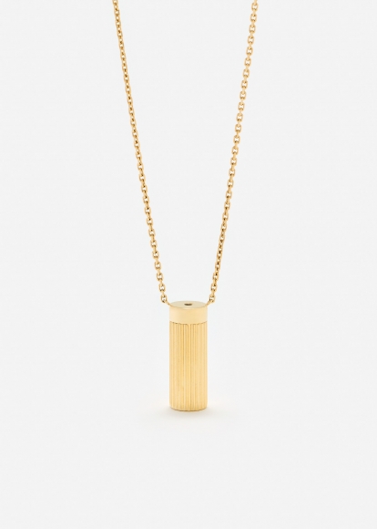 COLLIER PETIT VASE BERLINGOT OR JAUNE