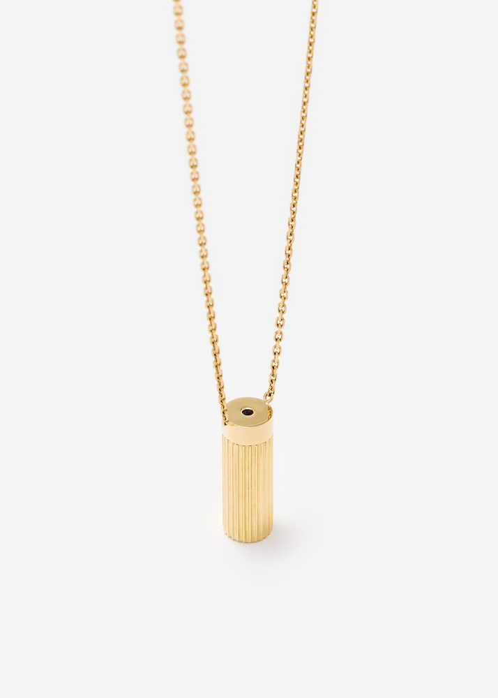 COLLIER PETIT VASE BERLINGOT OR JAUNE