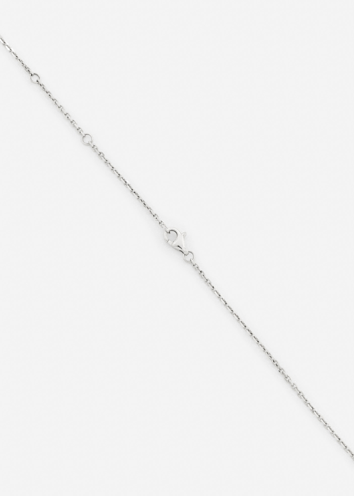 COLLIER PETIT VASE BERLINGOT OR BLANC