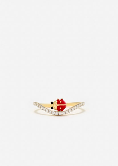MINI ALLIANCE VAGUE COCCINELLE OR JAUNE