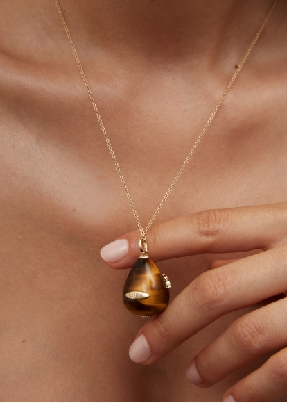 PENDENTIF LE LION OR JAUNE
