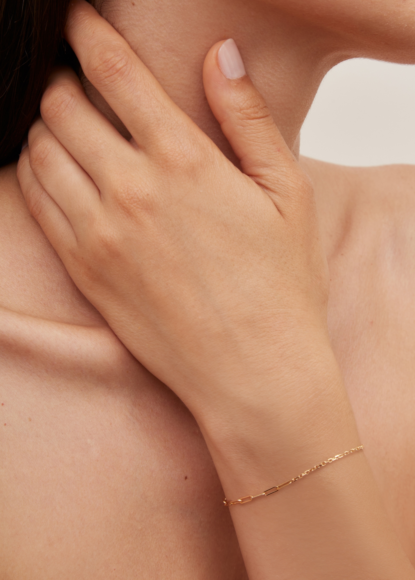 BRACELET SOLITAIRE NU PM OR JAUNE