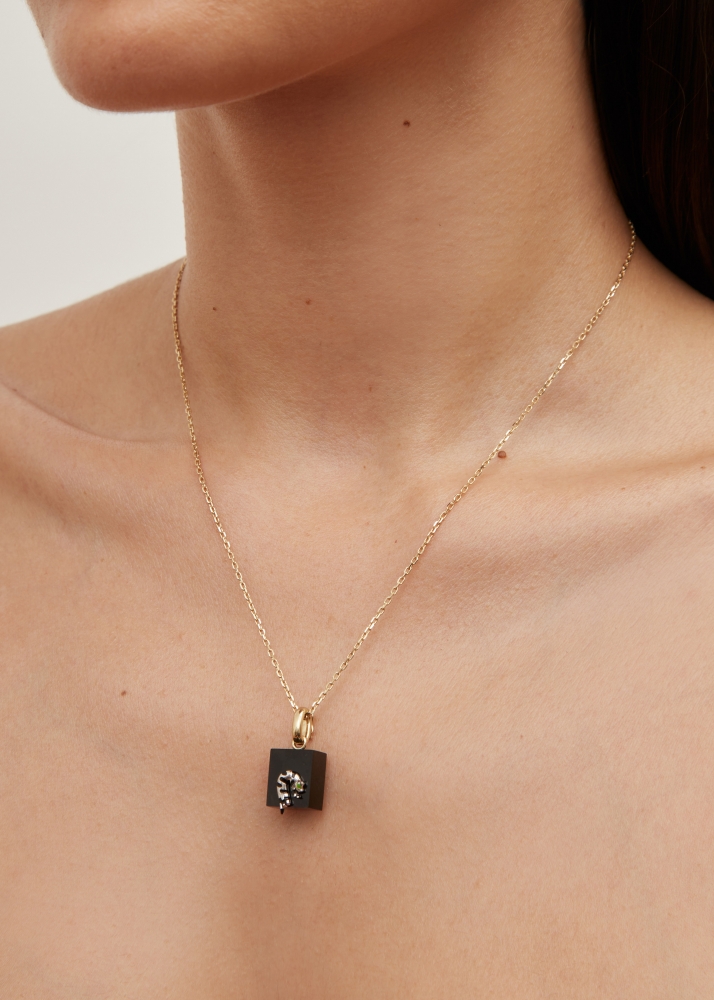 LE CUBO ONYX OR JAUNE
