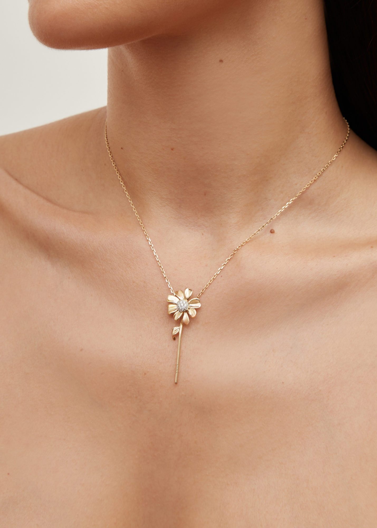 FLEUR DE CENTRE DAISY GOLD OR JAUNE