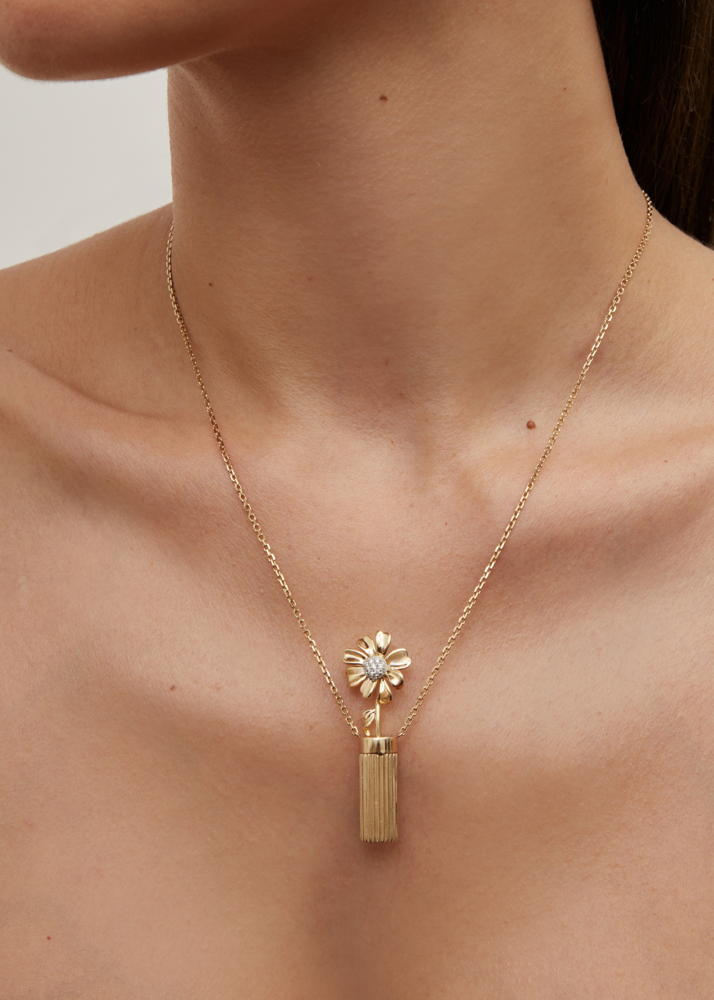 FLEUR DE CENTRE DAISY GOLD OR JAUNE