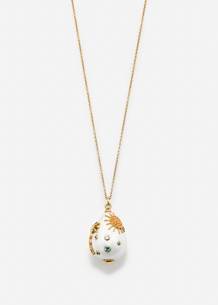 PENDENTIF JOIE DE VIVRE OR JAUNE