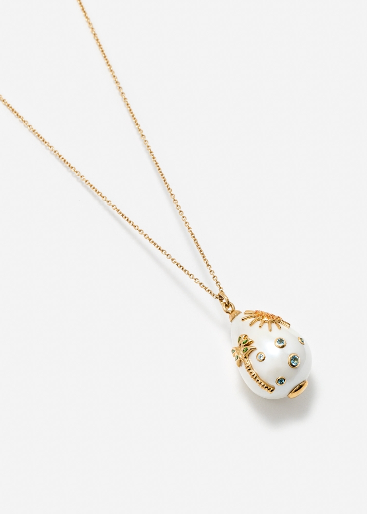 PENDENTIF JOIE DE VIVRE OR JAUNE