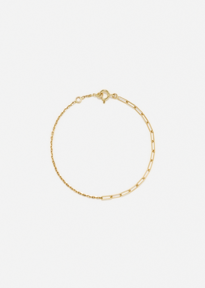 BRACELET SOLITAIRE NU PM OR JAUNE