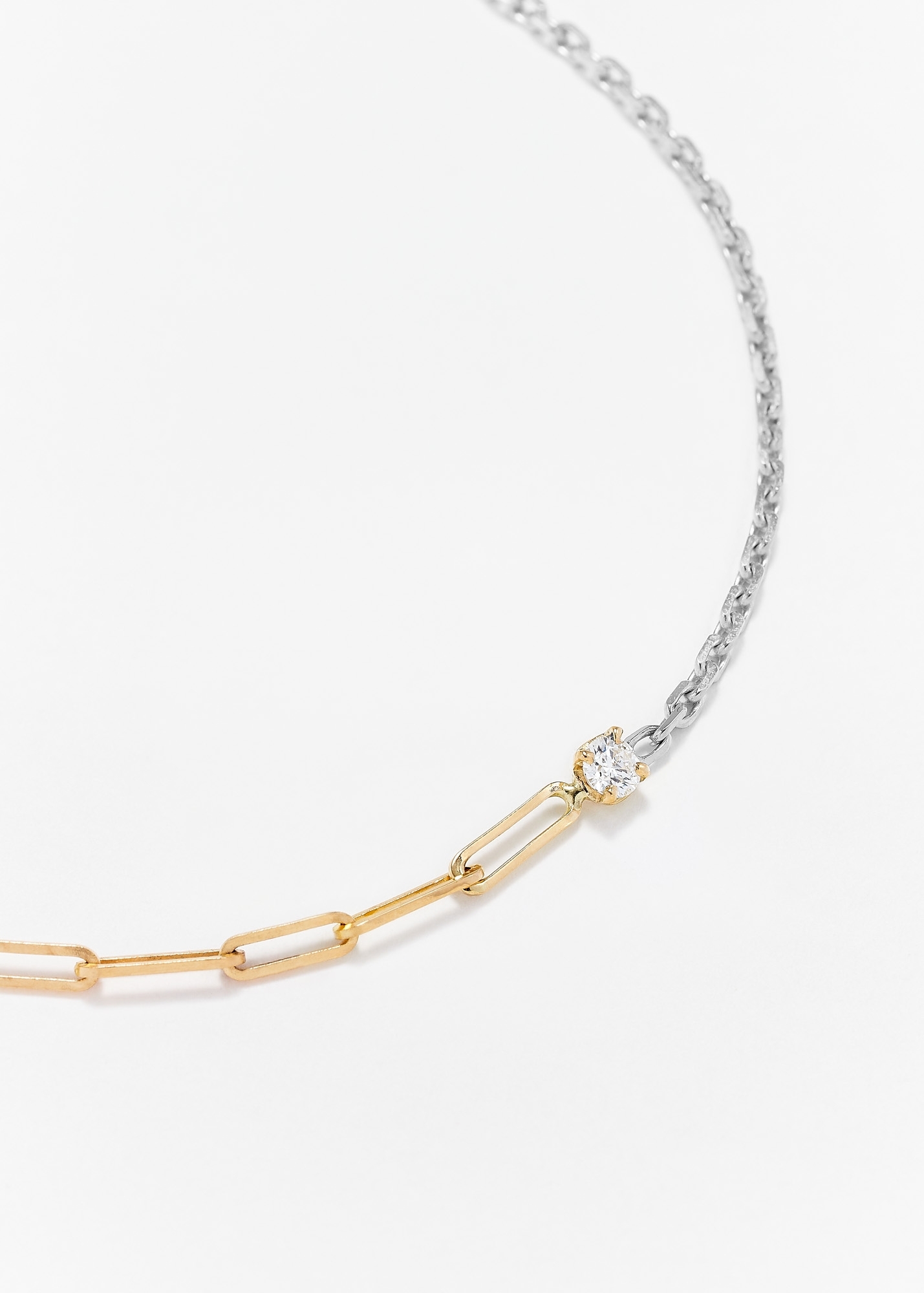 BRACELET SOLITAIRE DIAMANT ROND GM 2 ORS
