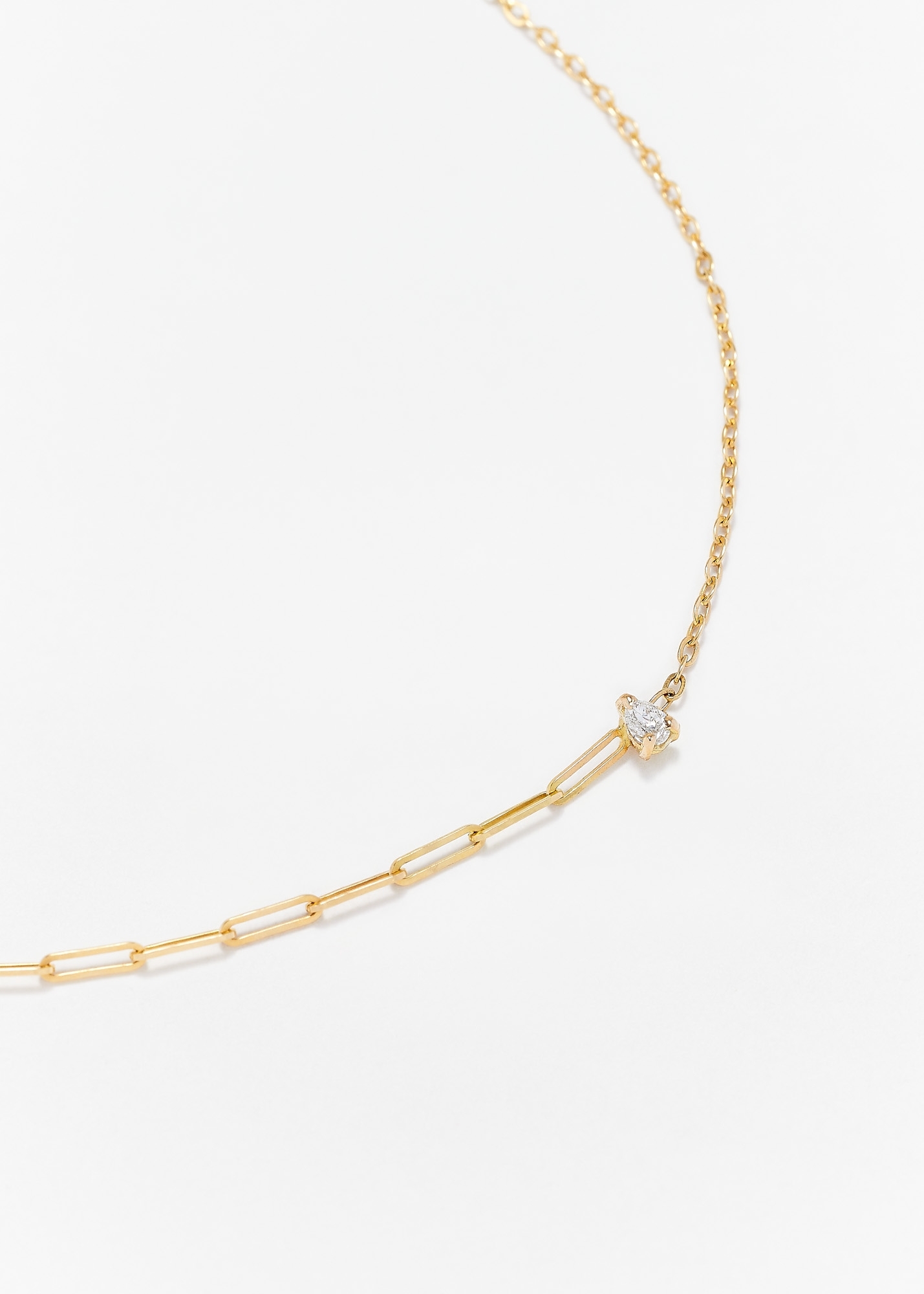 BRACELET SOLITAIRE DIAMANT POIRE PM OR JAUNE