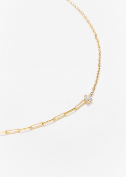 BRACELET SOLITAIRE DIAMANT POIRE PM OR JAUNE