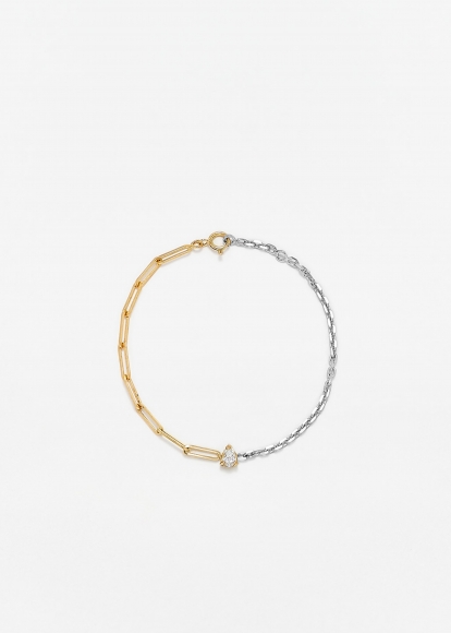 BRACELET SOLITAIRE DIAMANT POIRE GM 2 ORS