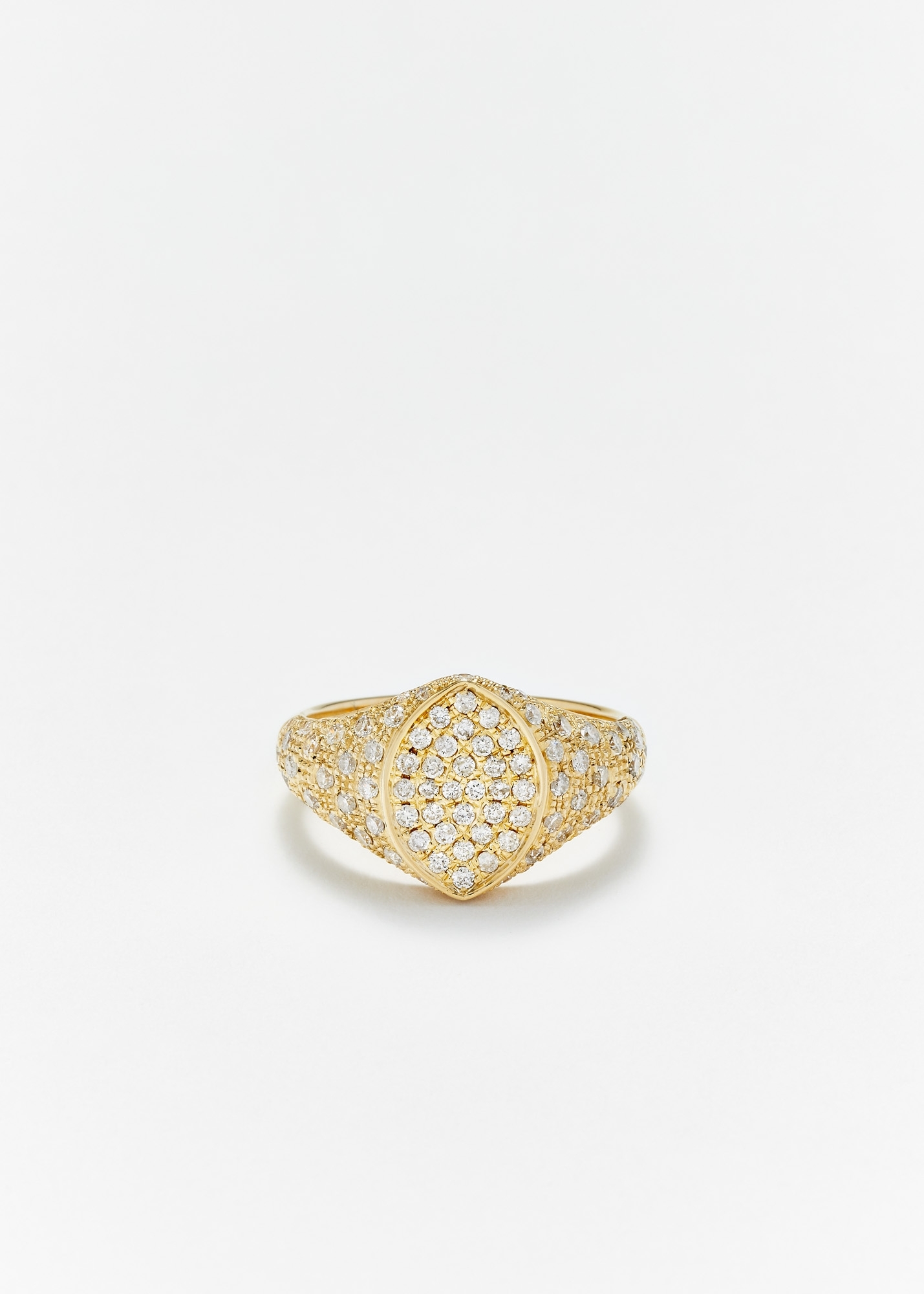 MINI CHEVALIÈRE MARQUISE DIAMANTS OR JAUNE