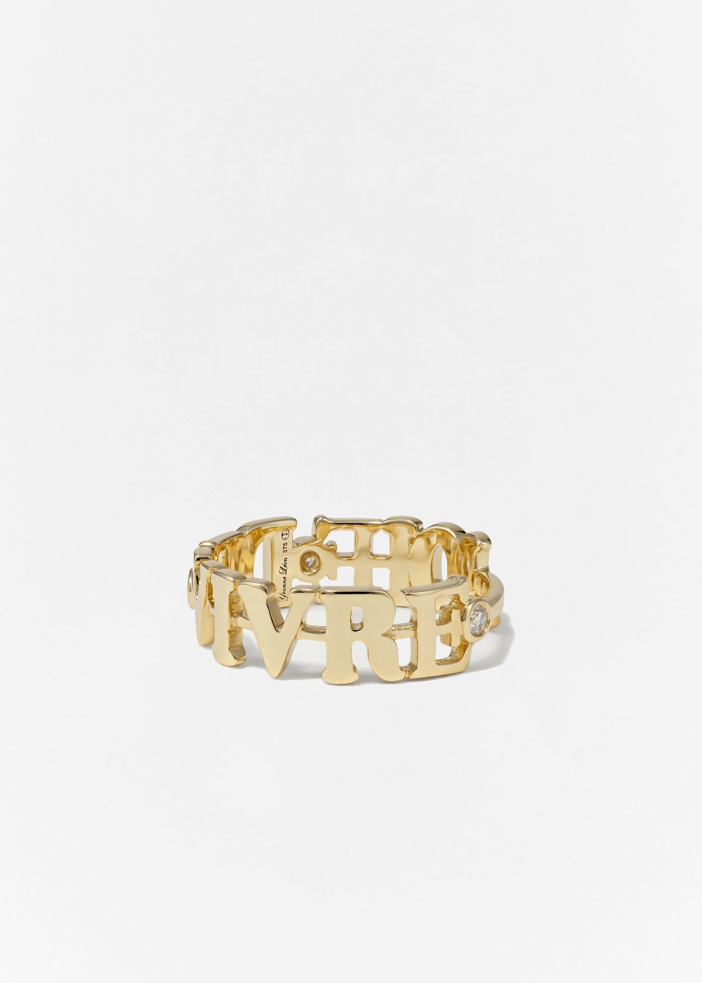 BAGUE JOIE DE VIVRE OR JAUNE