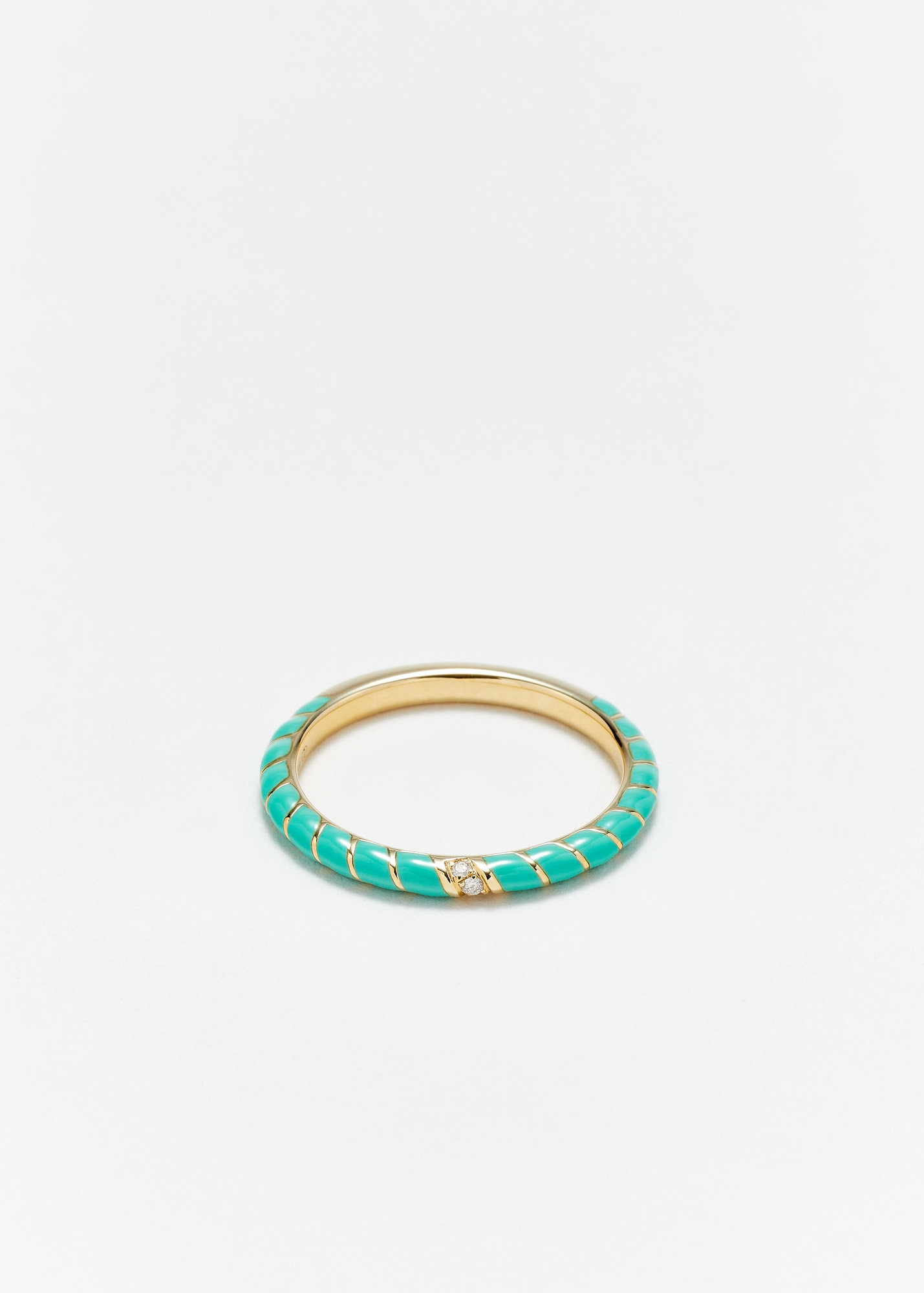 MINI ALLIANCE TORSADE EMAIL TURQUOISE OR JAUNE