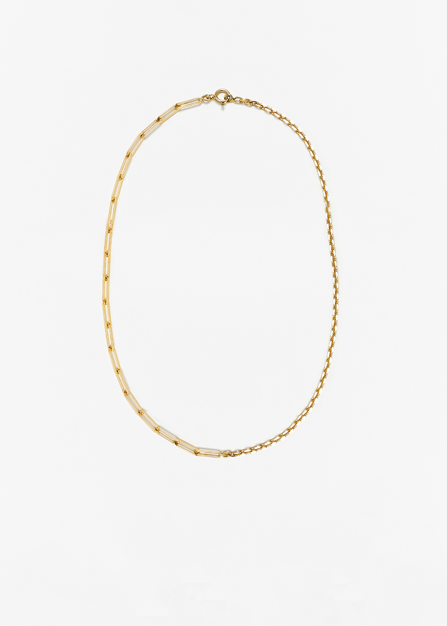 COLLIER SOLITAIRE NU GM OR JAUNE