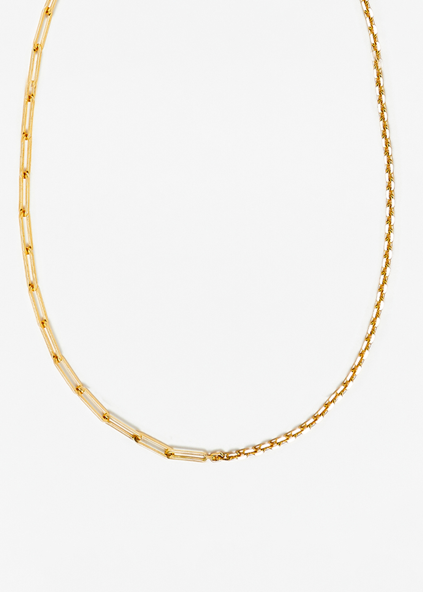 COLLIER SOLITAIRE NU GM OR JAUNE